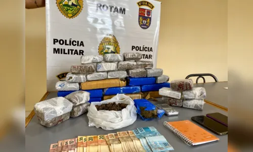 PM prende suspeito de tráfico e 11 quilos de maconha, em Ivaiporã