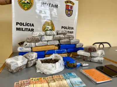 PM prende suspeito de tráfico e 11 quilos de maconha, em Ivaiporã