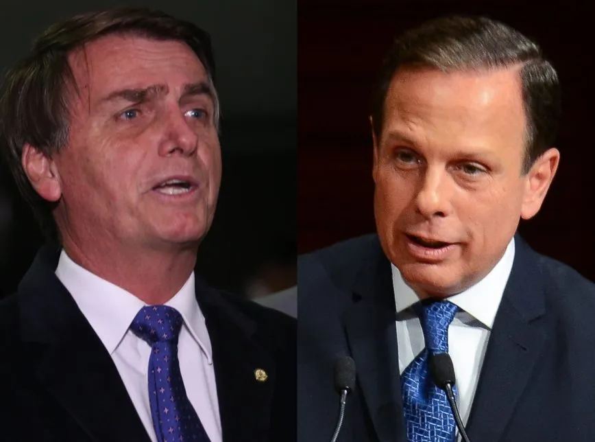 Bate-boca entre Bolsonaro e Doria marca reunião de presidente com governadores