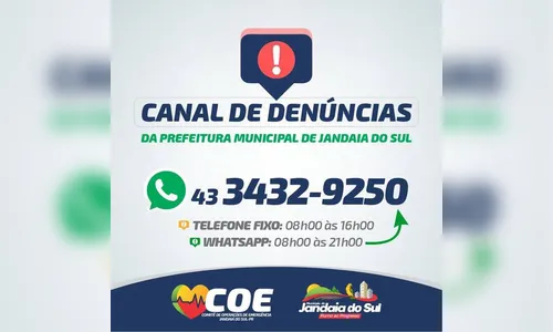 Jandaia do Sul cria comitê de operação emergenciais de controle do coronavírus