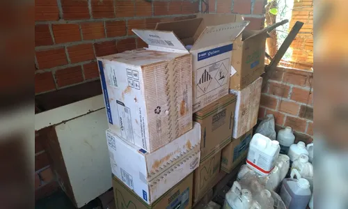 PM de Apucarana encontra agrotóxicos dentro de uma casa no Dom Romeu 
