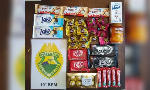 PM prende suspeito de ter furtado chocolates em padaria de Apucarana