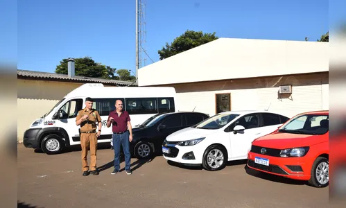 Parque de Viaturas da 6ª CIPM recebe quatro novos veículos