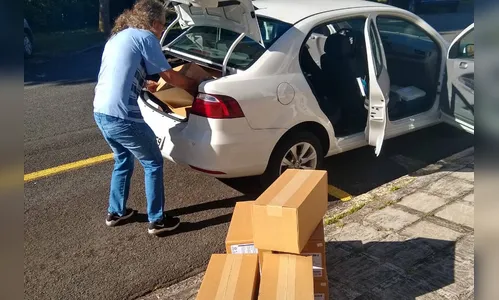 Adapar repassa material para colaborar com testes de Covid-19