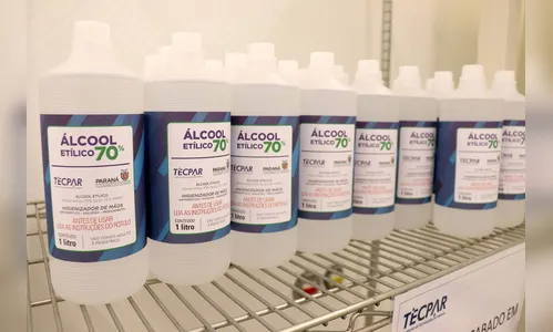 Tecpar começa a produzir álcool antisséptico para o Governo
