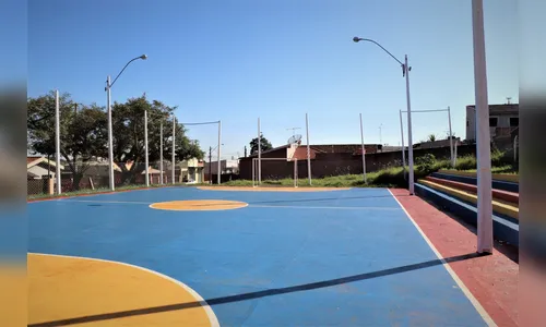 Melhorias trazem qualidade para quadra esportiva do Jardim Bandeirantes em Arapongas