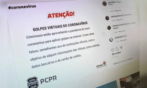 Polícia alerta população sobre golpes virtuais durante a pandemia