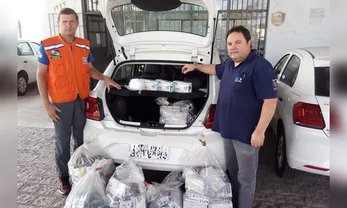 Ipem-PR doa luvas e máscaras para Defesa Civil