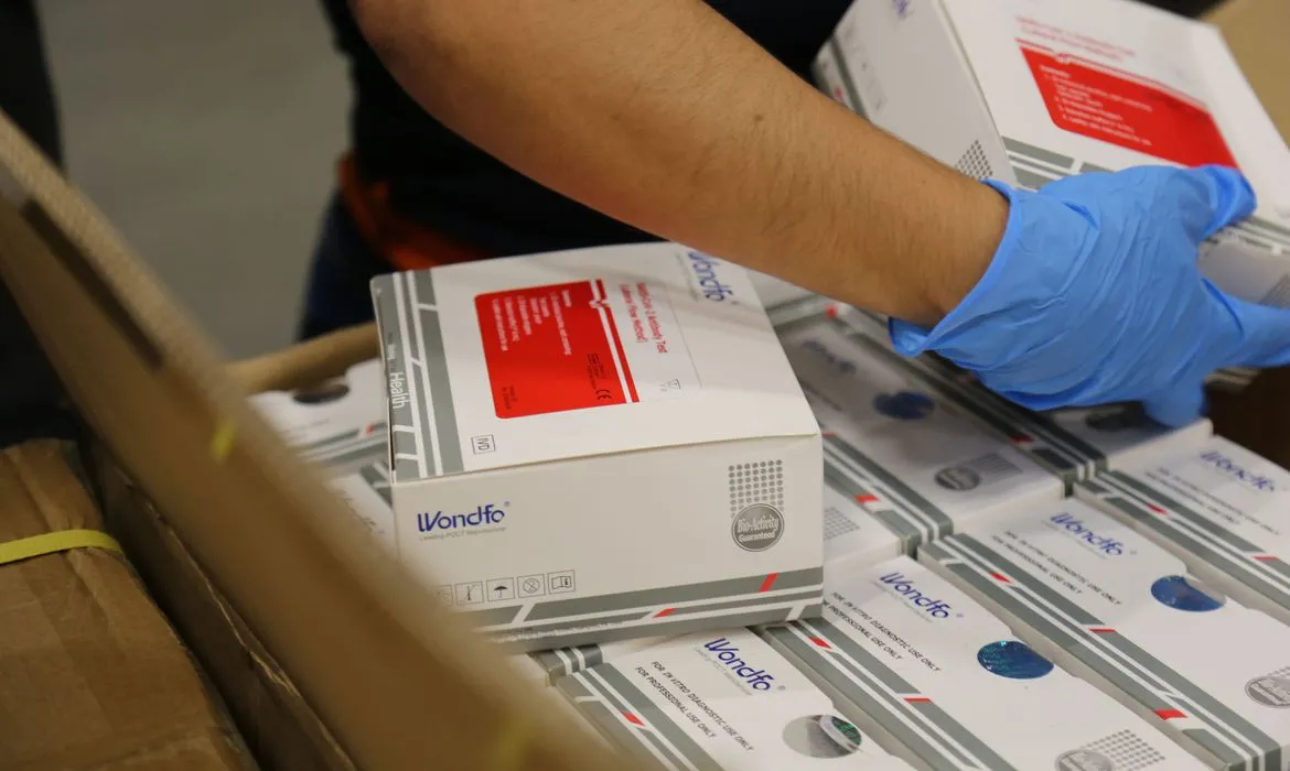 Governo do estado comprou 1,2 milhão de kits de teste rápido. (Foto: Divulgação/MS)