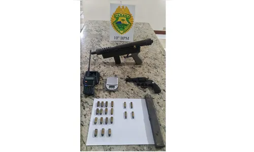 PM de Apucarana apreende submetralhadora 