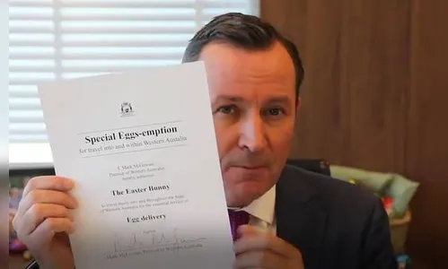 Em resposta à criança, premiê autoriza Coelho da Páscoa a quebrar quarentena na Austrália