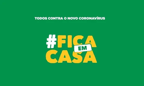 PARA NÃO MORRER,   FIQUE EM CASA