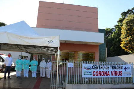 Estrutura montada na UPA (Unidade de Pronto Atendimento), onde atende uma equipe multiprofissional. (Foto: Assessoria Imprensa PMI)