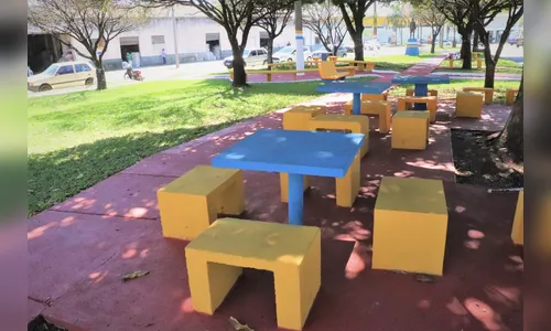 Praça nas proximidades da Rua Tangará recebe melhorias em Arapongas