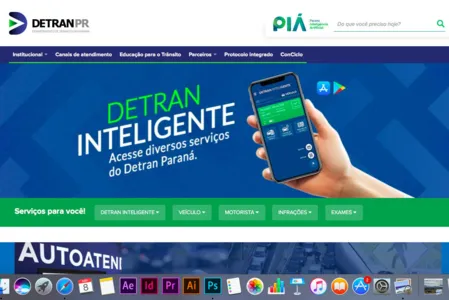 Portal do Detran/PR é avaliado como melhor do País