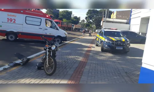 
						
							Acidente em Apucarana provoca ferimentos graves em motociclista 
						
						