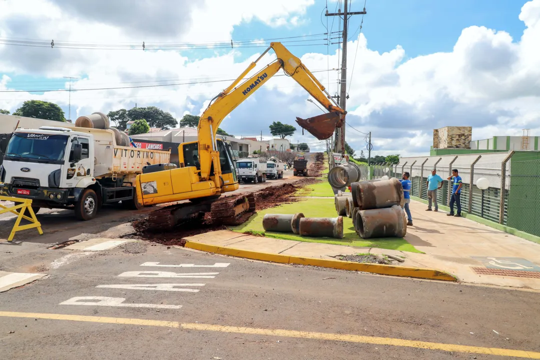 Iniciam obras de remodelação da “Avenida do Cisvir”, em Apucarana