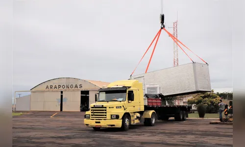 Aeroporto de Arapongas recebe equipamentos para modernizar comunicação com aeronaves e sistema de terra
