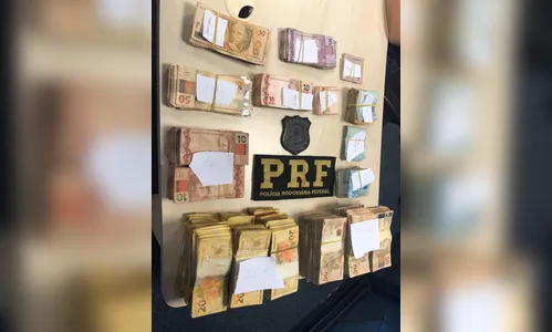 PRF prende contrabandista com R$ 170 mil escondido no estepe