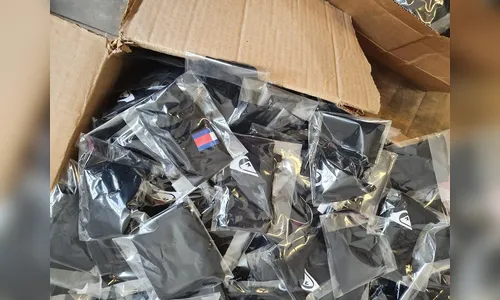 Caminhão de Apucarana carregado com milhares de máscaras falsificadas é apreendido em SP