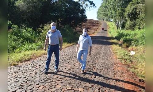 Pavimentação da estrada rural do Alecrim em Ivaiporã está concluída