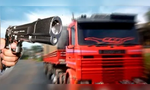 Caminhoneiro sofre sequestro relâmpago e tem veículo levado na região