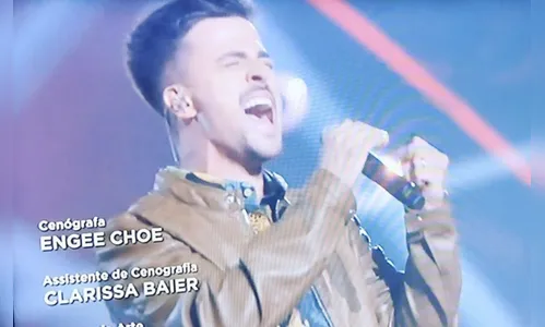 Cantor apucaranense participa de programa de TV comandado por Xuxa, na Record 