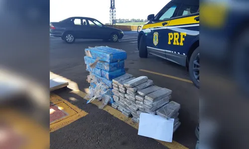 PRF apreende 121 quilos de maconha em Mandaguari neste domingo 