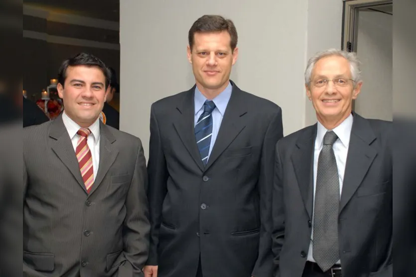   Rogério Jesus de Moraes, Luís Eduardo Wielewick e Rudi de Oliveira  