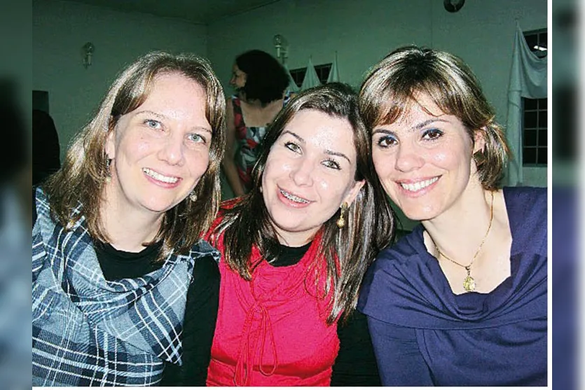   Ana Paula, Maria Demele e Eliane Galuch 