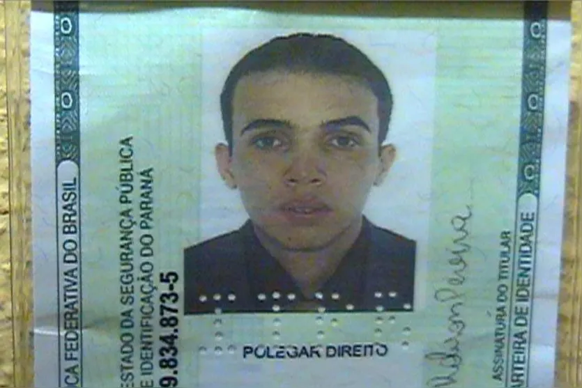  Renato Robson Pereira foi alvejado com vários disparos de Pistola Cal. 380 
