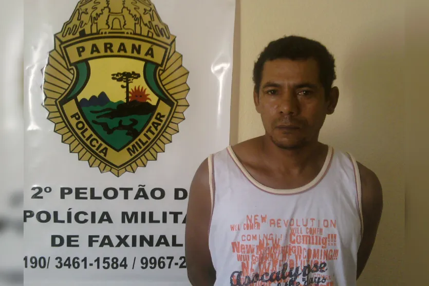  Bendito Aparecido, o "Neguinho", de 42 anos, foi preso com arma de uso restrito  