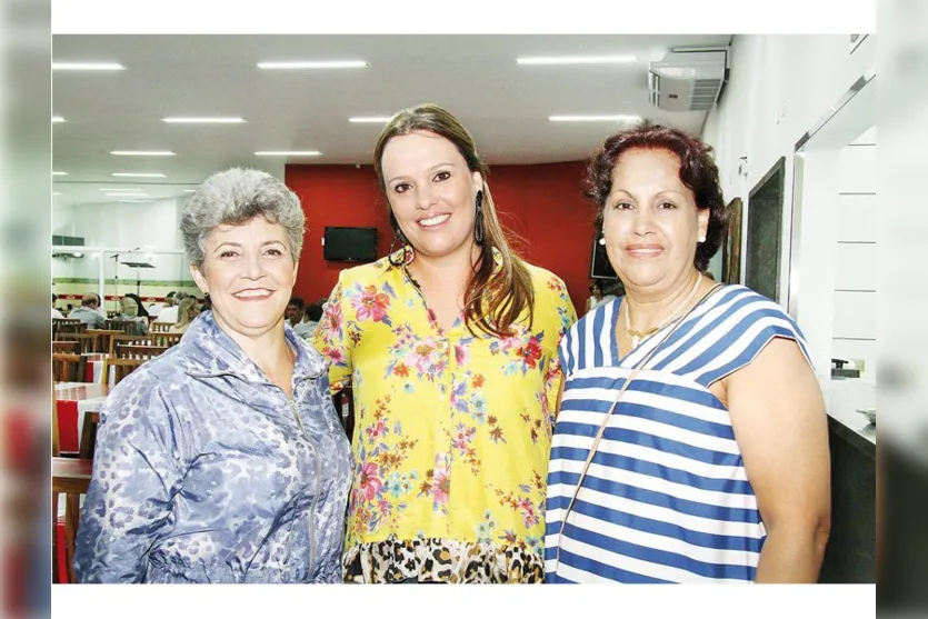   Edna Garcia, Rossana Brosso Said e Maria José Garcia 