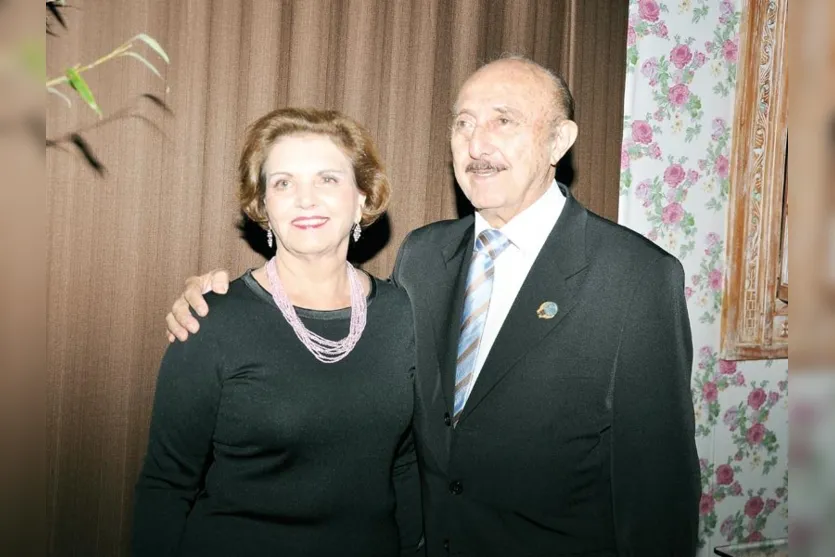   Bárbara e Fahed Daher, fotografados em recente evento  