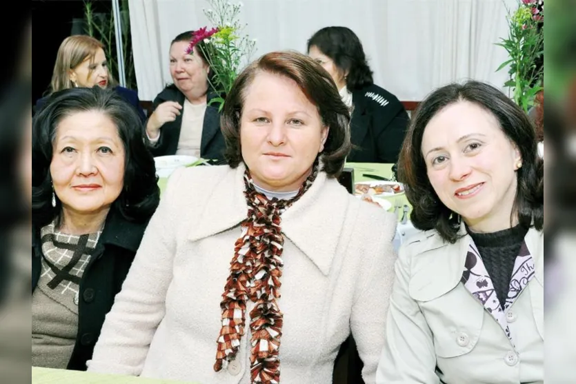   Irene Kanashiro, Terezinha Faila e Sueli Carmona Dias 
