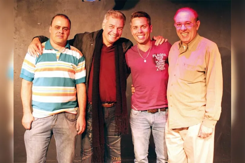   Marcelo Rissato, Luiz Gustavo Alves, Rogério Dragone e Carlos Capeletti  