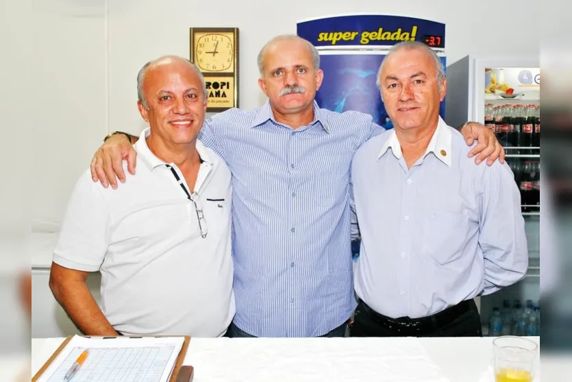   Duilio Manchini, Ednei Francisco da Silva e José Carlos Ceranto  