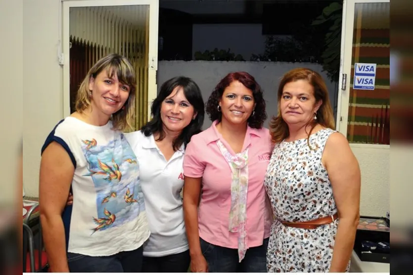   Luciane Kayukawa, Teresa Dieter, Edneia Marcondes e Maria Neusa de Oliveira 