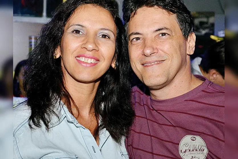   Dalva e Wilian da Cruz, clicados em evento social que movimentou a cidade  