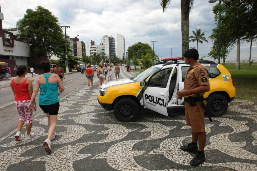  A Polícia Militar do Paraná inicia nesta sexta-feira (28) a operação ?Carnaval 2014? nos municípios do Litoral. Pontal do Paraná. Foto Jonas Oliveira/ANPr 