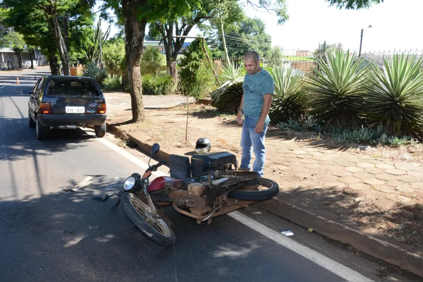  Apucarana: PRF demora para atender acidente e gera reclamações - Foto: Delair Garcia, da Tribuna do Norte 