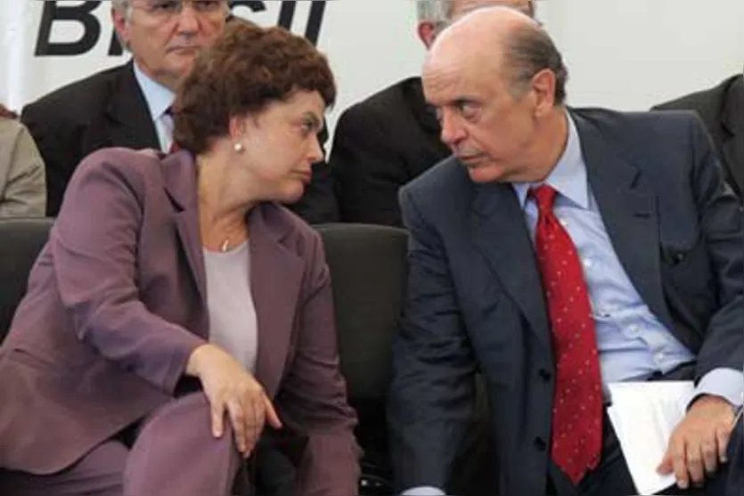   Dilma e Serra estão quase empatados tecnicamente 