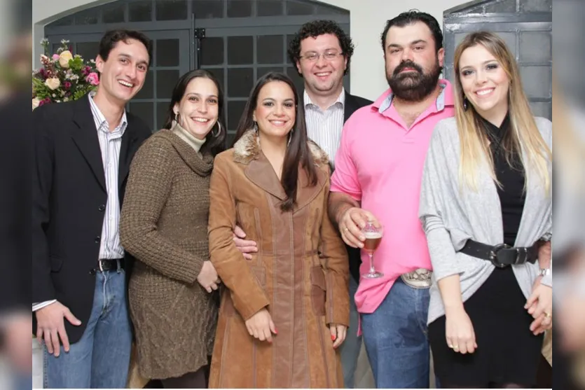   Thiago Pupio e Renata Pontara, Ivan Fávaro e Patrícia Pupio, Marcela Miksza  e Gustavo Pupio  