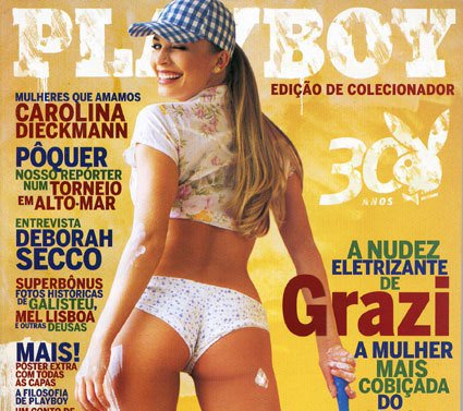 Playboy" de Grazi Massafera é a mais vendida