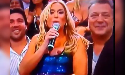 Faustão e a mulher se irritam com a atriz Susana Vieira