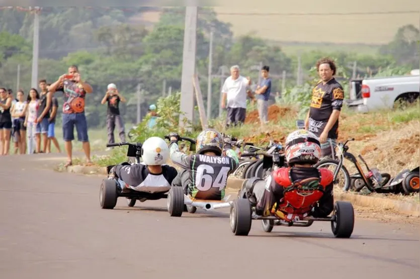 Apucaranenses se destacam na etapa paranaense de Drift Trike 