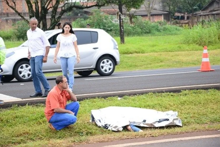  Professora  Aparecida Donizete Nogueira Silva, de 50 anos, residente em Apucarana morre atropelada em Arapongas - Foto: Delair Garcia 