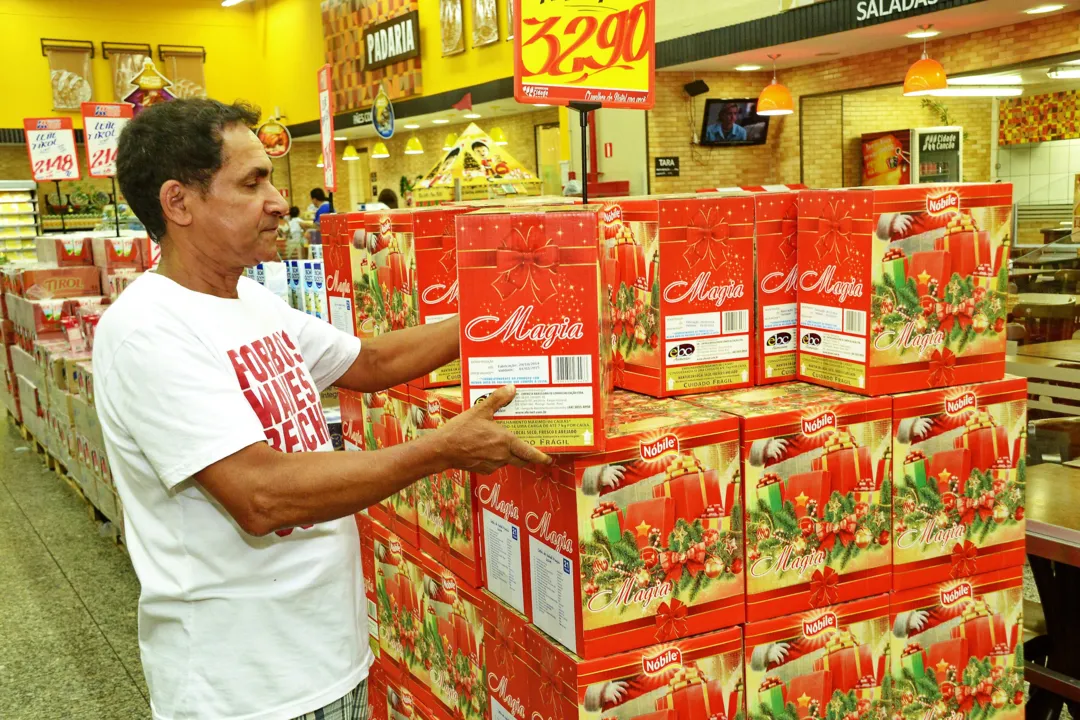 Vendas de cestas de Natal devem subir 10% este ano - Foto: Sérgio Rodrigo