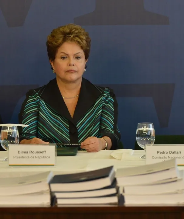 Presidente Dilma Rousseff durante relatório da Comissão Nacional da Verdade (Foto: arquivo)