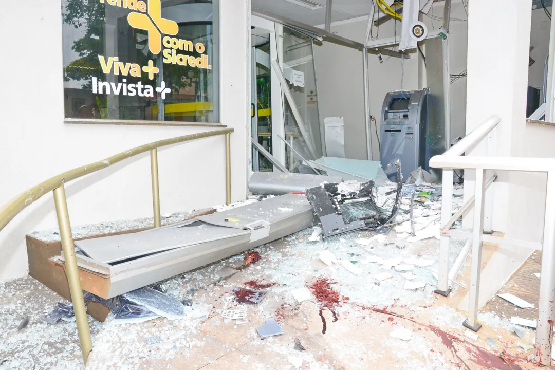 Explosão de caixa eletrônico em Bom Sucesso - Foto: Delair Gacia/ arquivo Tribuna do Norte 